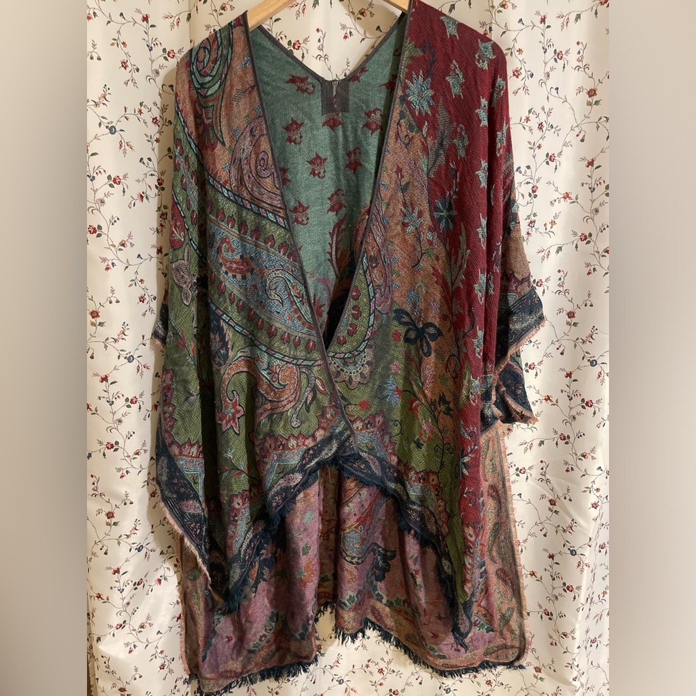 Pashmina and silk Open-Front Women's Sweater Wrap beautiful and unique colors